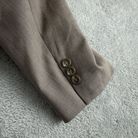 V2 By Versace Mens Blazer 40L Gray Wool Blend Classic Fit Two-Button 4742 - Picture 9 of 12